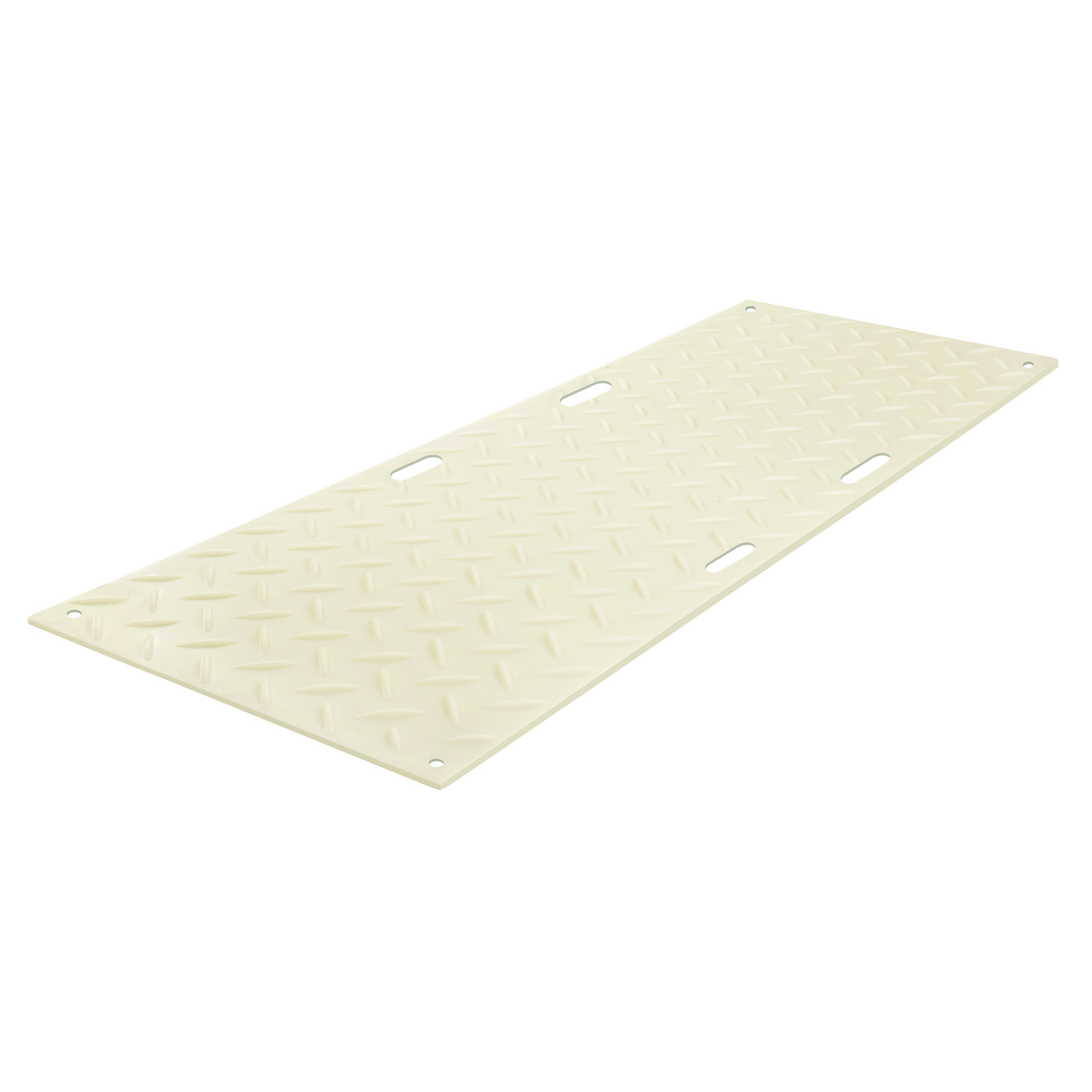 Checkers AlturnaMAT Ground Protection Mat — 3ft. x 8ft., 120-Ton Capacity, Polyethylene, Clear, Hand Holes, Model# CM38HH8